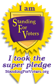 Standing Up for Voters logo